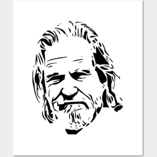 Jeff Bridges Stencil Posters and Art